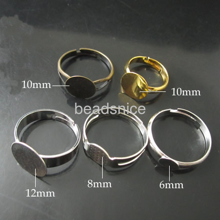 Brass ring,6-10mm,Nickel-Free,Lead-Safe,